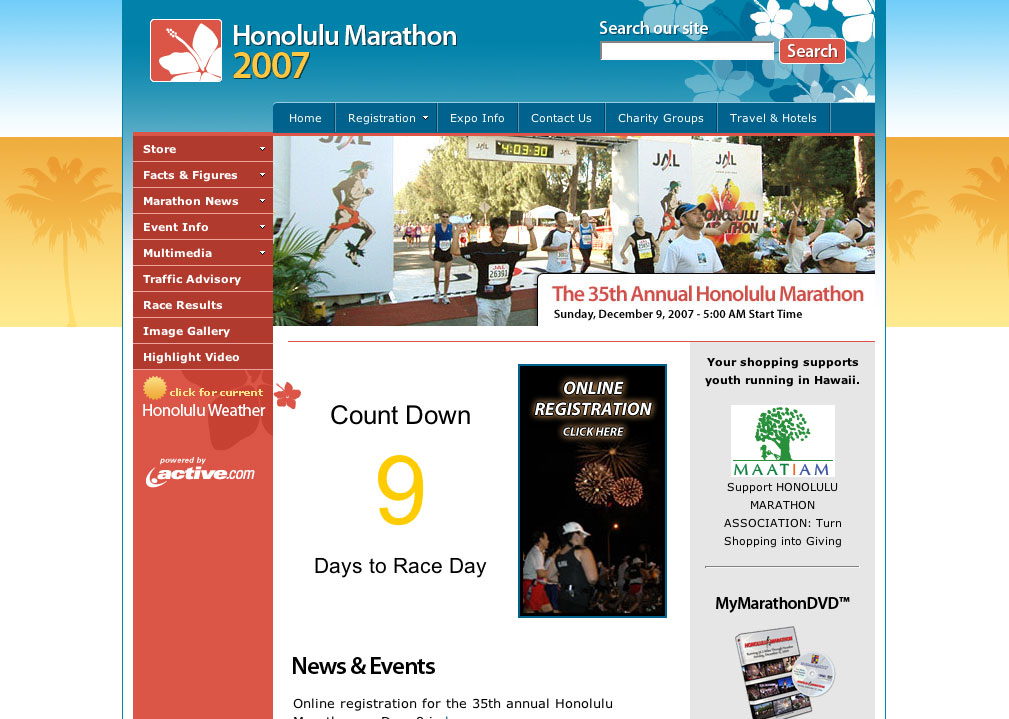 Honolulu Marathon 2007